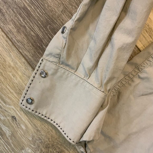 Cowboy Up men’s western pearl snap button down. Size L - Picture 5 of 7